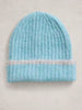 Blue Knitted Beanie